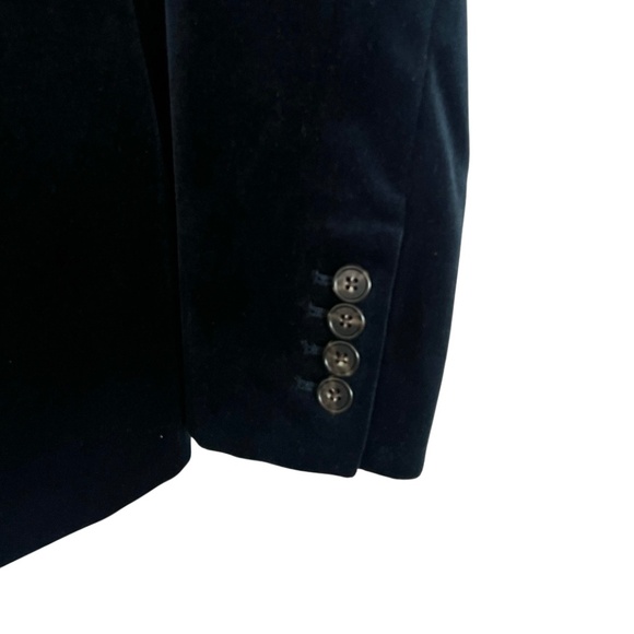 J Crew Parke Black Velvet Blazer Size 8T - Picture 7 of 16
